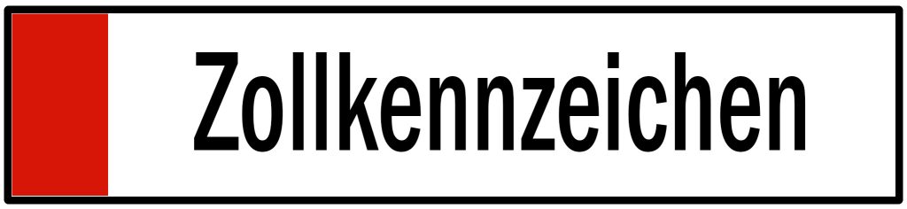 Zollkennzeichen MY Koblenz